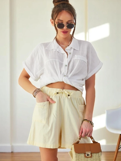 Royalfashion Хлопковые женские шорты