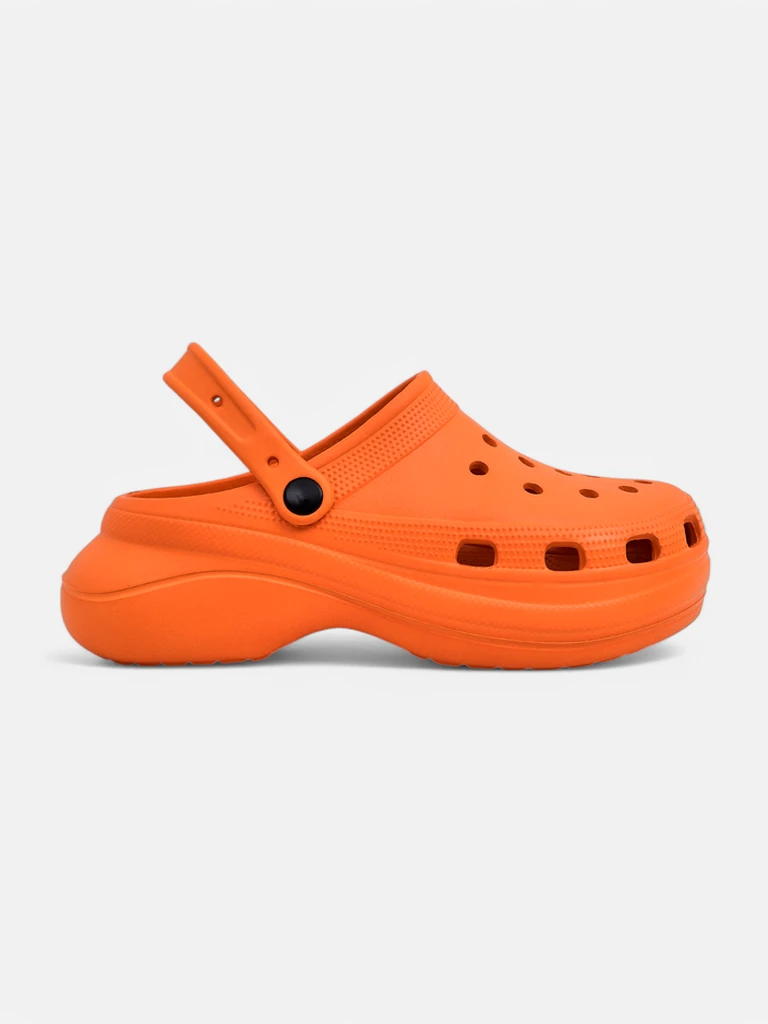 Royalfashion Women's perforated rubber flip-flops Dellosa