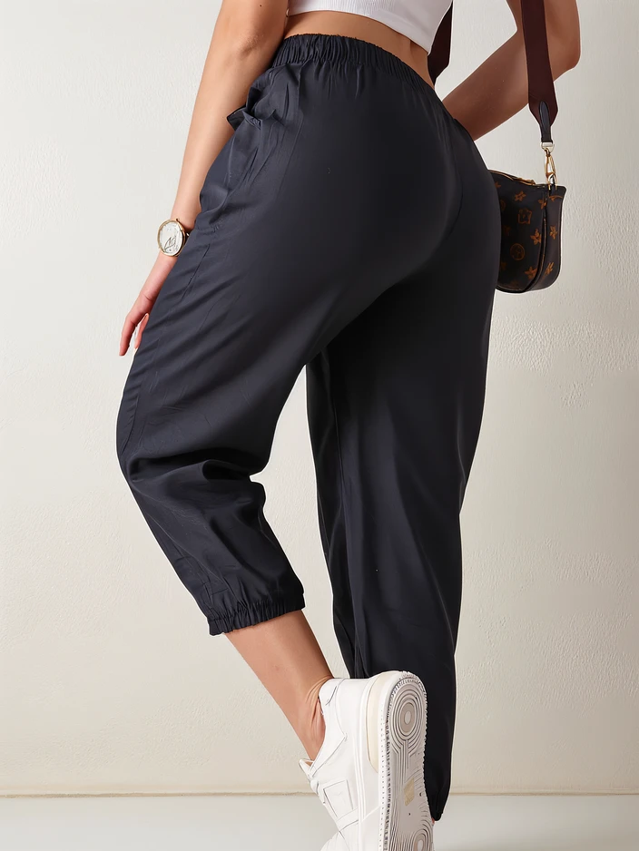 Royalfashion Vienkārši sieviešu auduma bikses 7/8