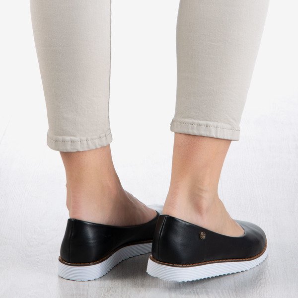 Vycoriessa black women's ballerinas - Footwear