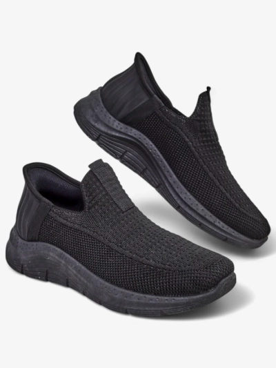 Royalfashion Women's Slip-On Fabric Sports Shoes Secat