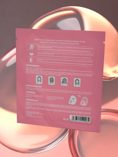 Maska ea sefahleho ea LUXELUX Hyaluronic Acid Multi-Peptydy Calista 25ml