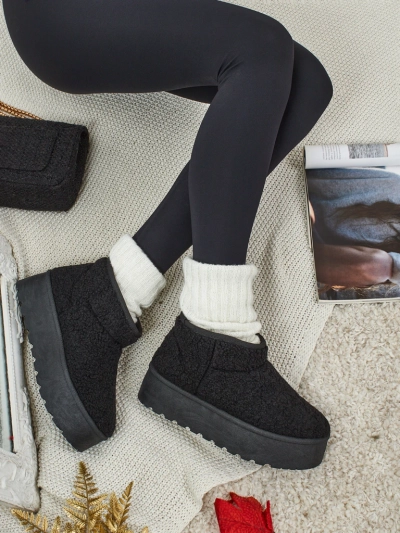 Krótkie butki a'la śniegowce damskie Marellin