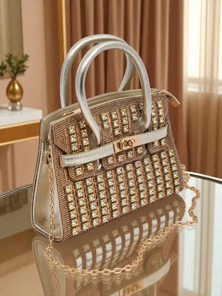 Royalfashion Sieviešu rokassomiņa ar cirkoniem Seren Voux