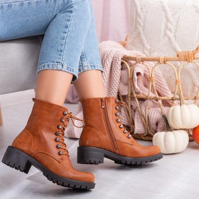 Trappers in camel Gigi - Footwear