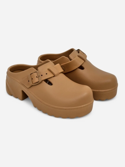 Royalfashion Women's rubber heeled sandals Voxones