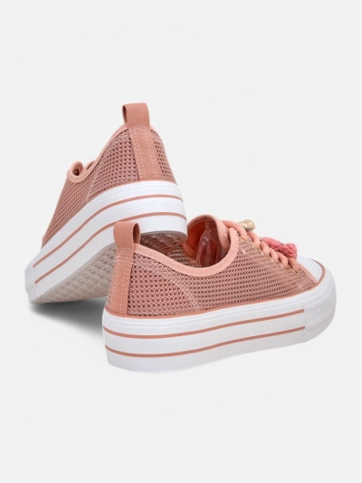 Royalfashion Women's perforated sneakers with embellishments Osdo