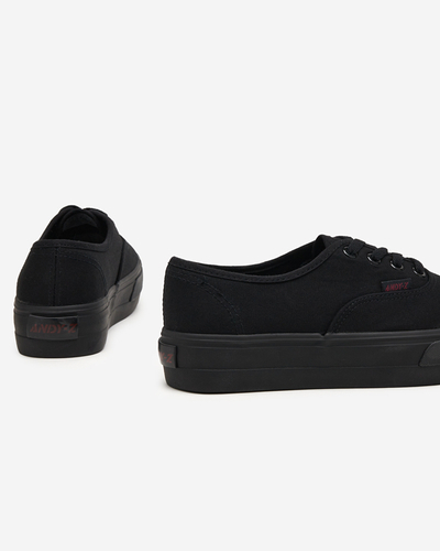 Women's black sneakers Milumi type - Footwear