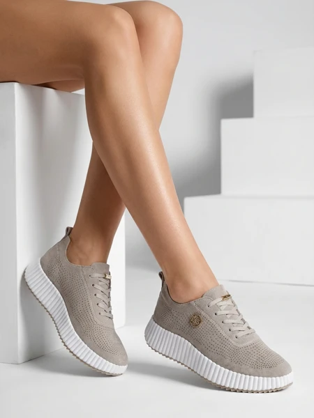 Royalfashion Women's sporty lace-up sneakers Tobin