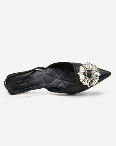 Black women's sandals a'la high heels Arga - Footwear
