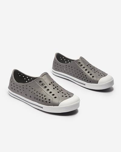 Grey openwork children's rubber sneakers Jiteri - Footwear