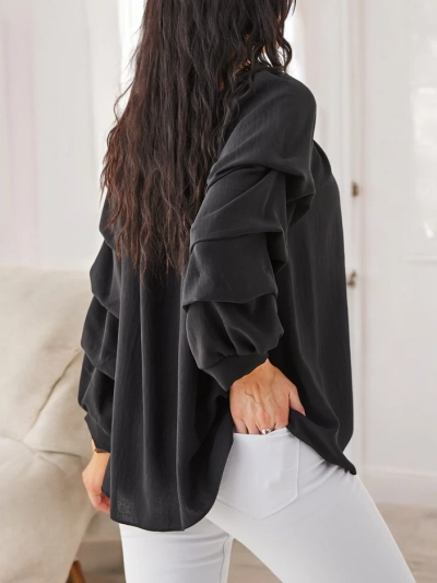 Блузка Royalfashion для женщин в испанском стиле с рюшами