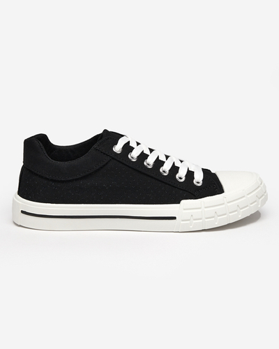 Black women's sneakers, type Sols - Footwear