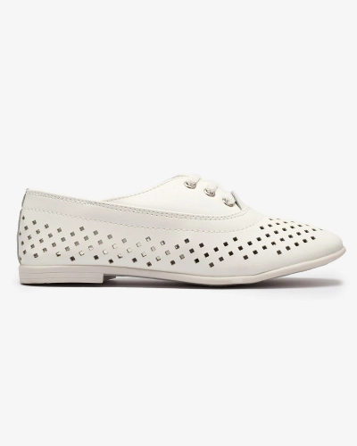 Balti bērnu ažūra mokasīni Janno- Footwear