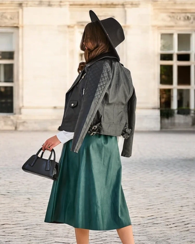 Royalfashion Sieviešu vidēja garuma svārki PLUS SIZE