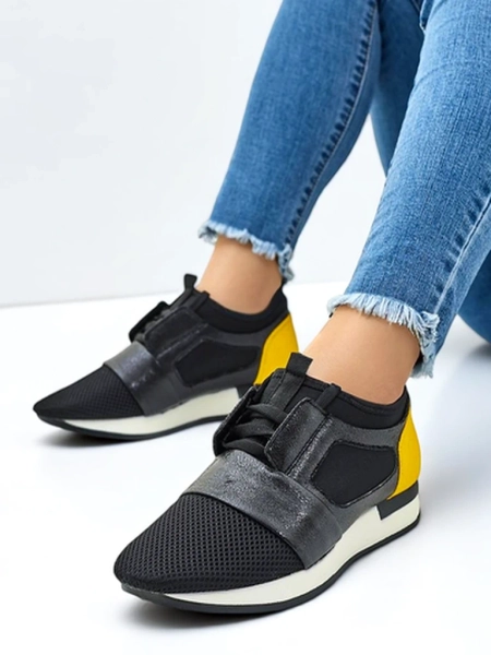 Royalfashion Women's Sport Sneakers Fabric Gentlesi