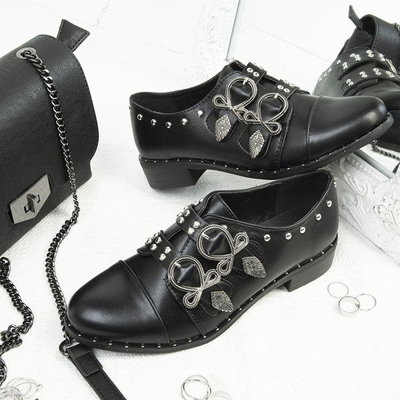 Black high-heeled shoes from Stavomena - Footwear