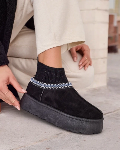 Royalfashion Short women's snow boots a'la Nananna