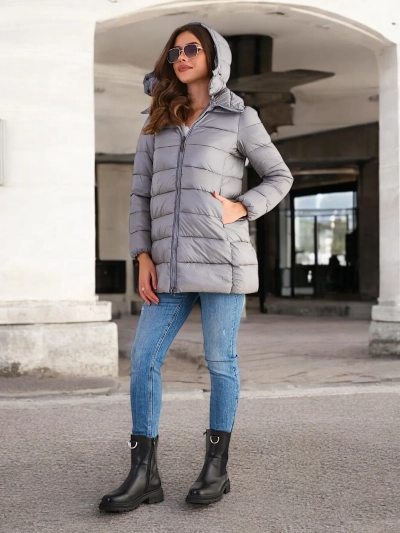 Royalfashion Women's quilted winter jacket