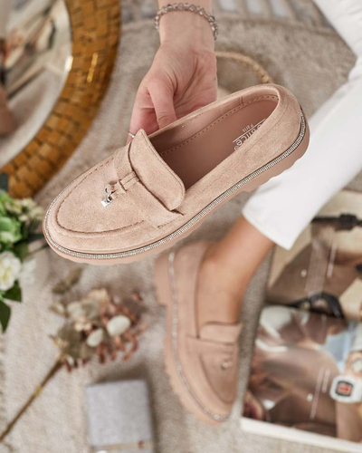 Royalfashion Sieviešu mokasīni ar cirkoniem Ali