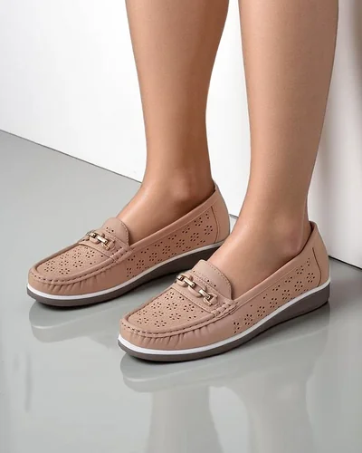 Royalfashion Women's perforated moccasins Cerro