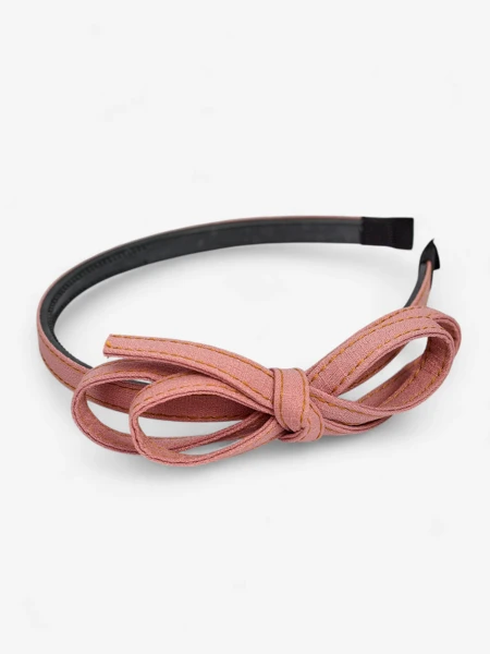 Royalfashion Hairband with Bow Denim Style