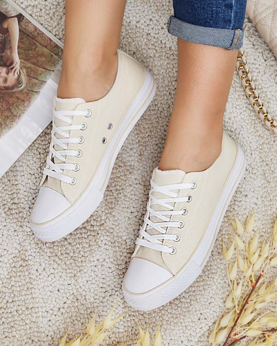 Royalfashion Women's Classic Lace-up Sneakers Ogisea