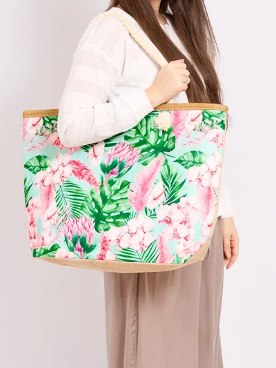 Royalfashion Large fabric bag with print
