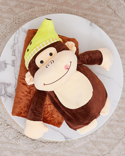 Royalfashion Plush Toy with Blanket