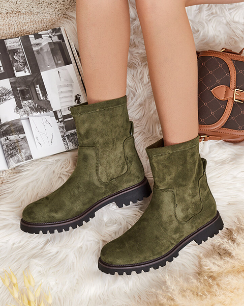 Royalfashion Sieviešu zābaki Gebimma no eko zamšādas