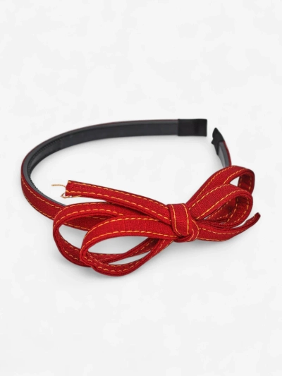 Royalfashion Matu lenta ar bantīti Džinsa stils