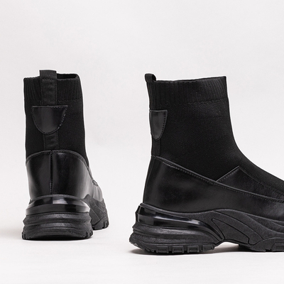 Melnas sieviešu sporta slip-on kedas Berida - Apavi