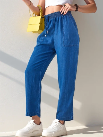 Royalfashion tais sieviešu auduma bikses 7/8