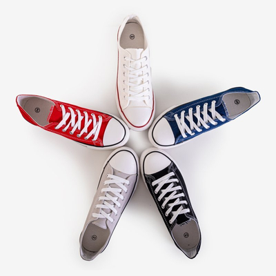 Lucan men's red sneakers - Footwear