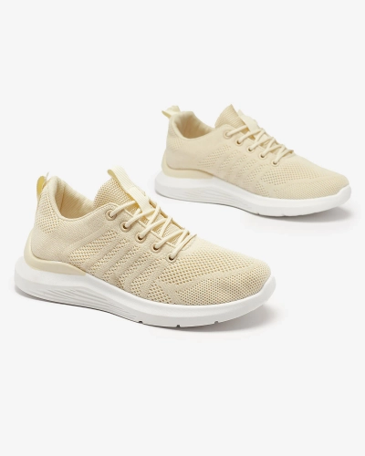 Krēmkrāsas sieviešu auduma sporta apavi Bofia - Apavi