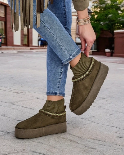 Royalfashion Short snow boots women's Narorzi