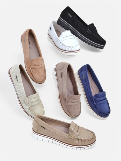 Royalfashion Sieviešu ekoloģiskā zamšāda mocasīni Bellisse