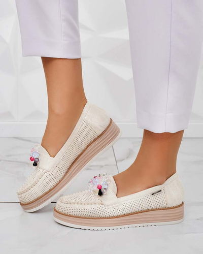 Royalfashion Mokasīni ar krāsainiem akmentiņiem Restea