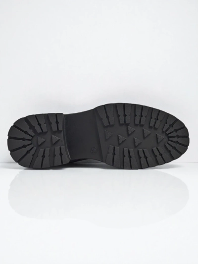 Eko skórzane sznurowane botki damskie Elisse