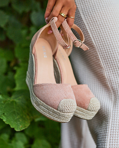 Royalfashion Pink women's Meylasi heeled sandals