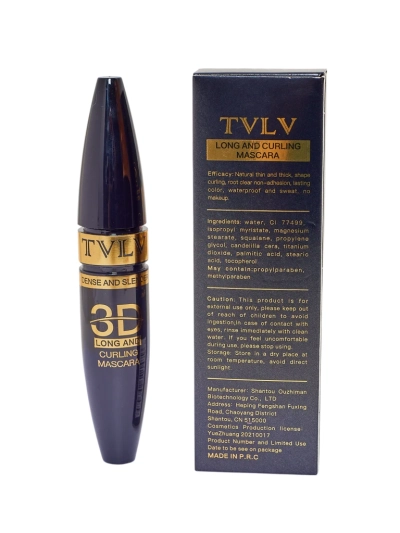 Waterproof mascara – curls and lengthens lashes, 24H wear, 3D effect