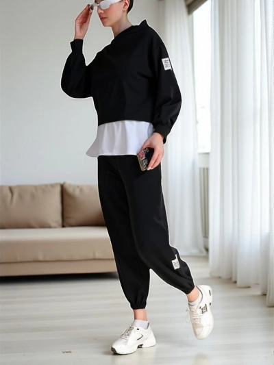 Royalfashion Women's cotton set with a shirt insert