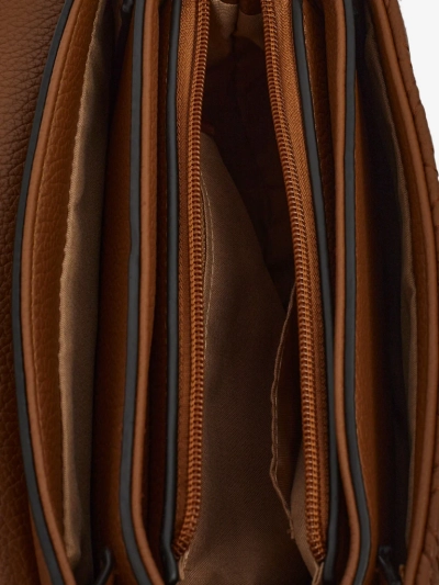 Small Women's Eco-Leather Handbag Sefia