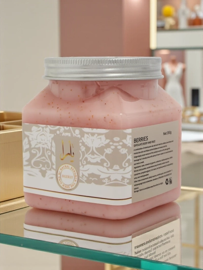 Drobnoziarnisty peeling do twarzy i ciała Berries