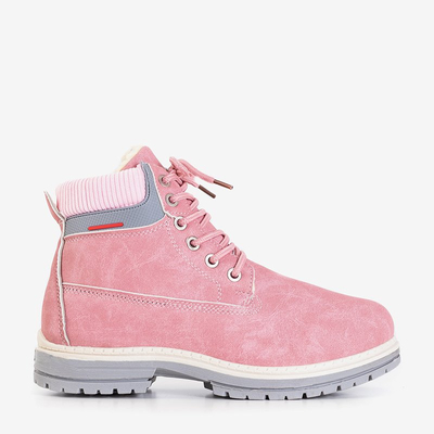Pink women's insulated trappers Triniti - Footwear