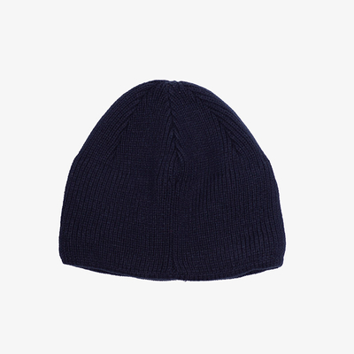 Черная мужская утепленная шапка