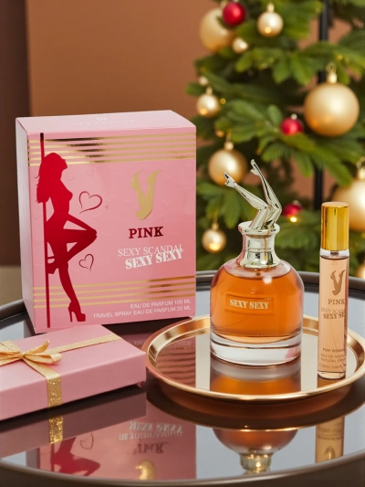 Lav: Inspirowana Set Women's Eau de Parfum and perfumed mist Scandal Pink Sexy