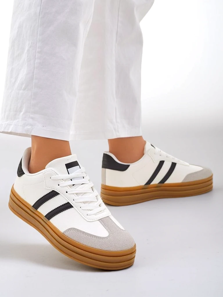 Royalfashion Women's sporty sneakers with a rubber sole Allexx