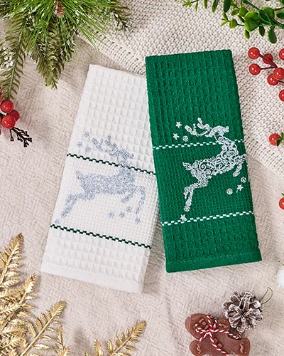 Karaliskās modes svētku dvielis Laimīgu Jauno gadu