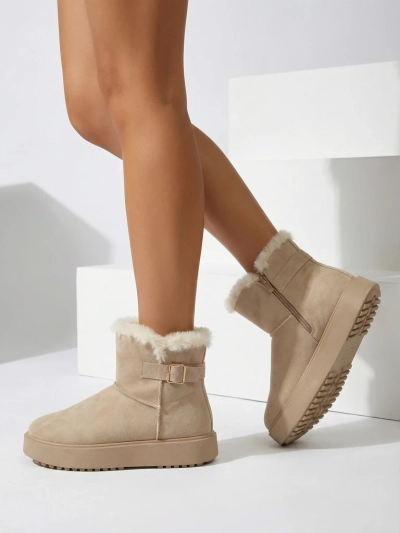 Royalfashion Krutkie buty a'la śniegowce damskie Aurelia Classico